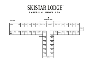 Lindvallen – SkiStar Lodge Lindvallen Svit 414 Mountain View – 3 soveværelser, 8 senge, 85m2 – SkiStar Lodge Lindvallen Svit Mountain View